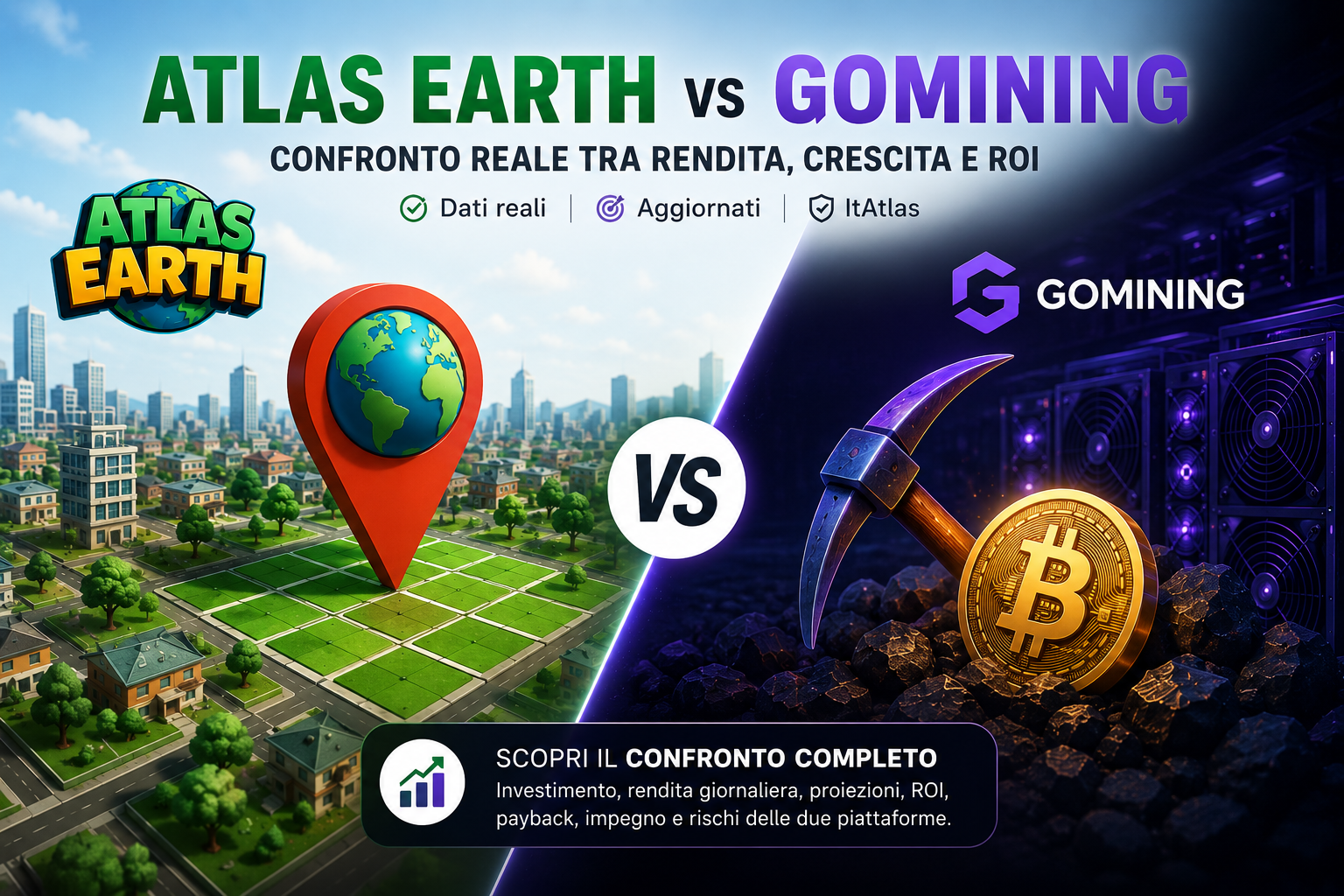 atlas earth vs Gomining
