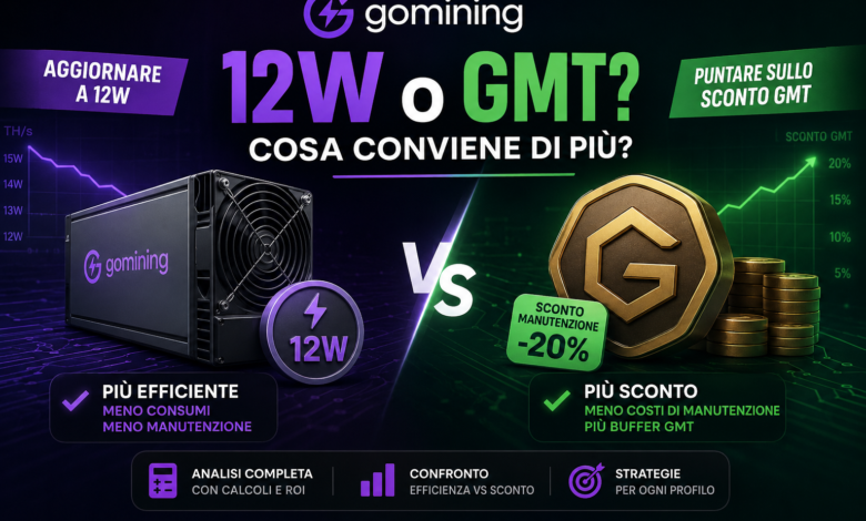 quando conviene aggiornare i miner e quando accumulare GMT
